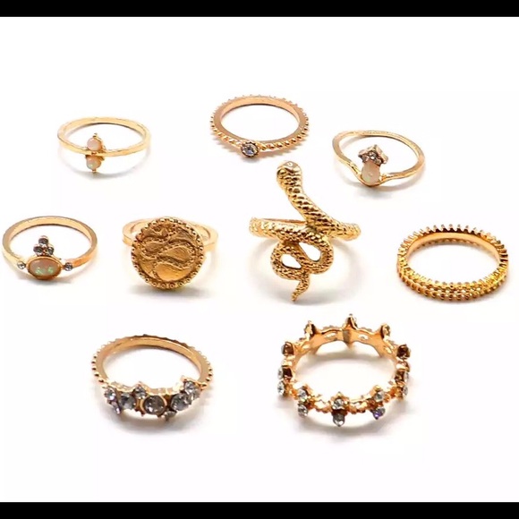 SNAKE RING SET - Picture 2 of 5